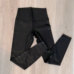 Lululemon faux leather align leggings